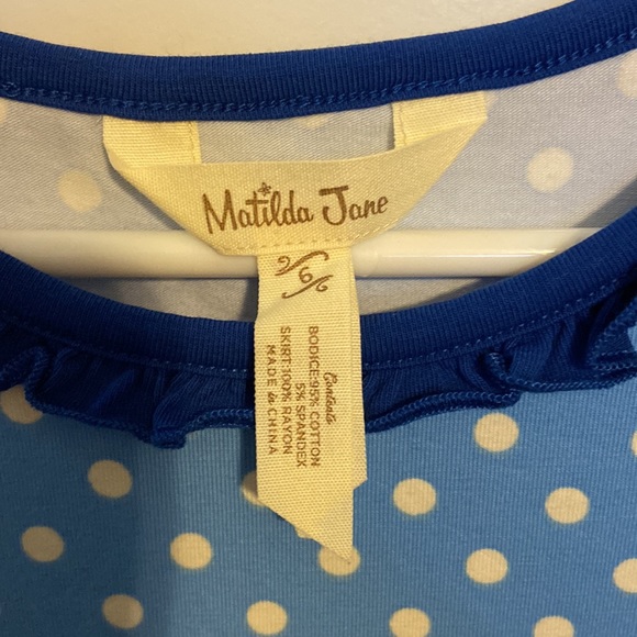 Matilda Jane size 6 longe sleeved dress - Picture 4 of 4